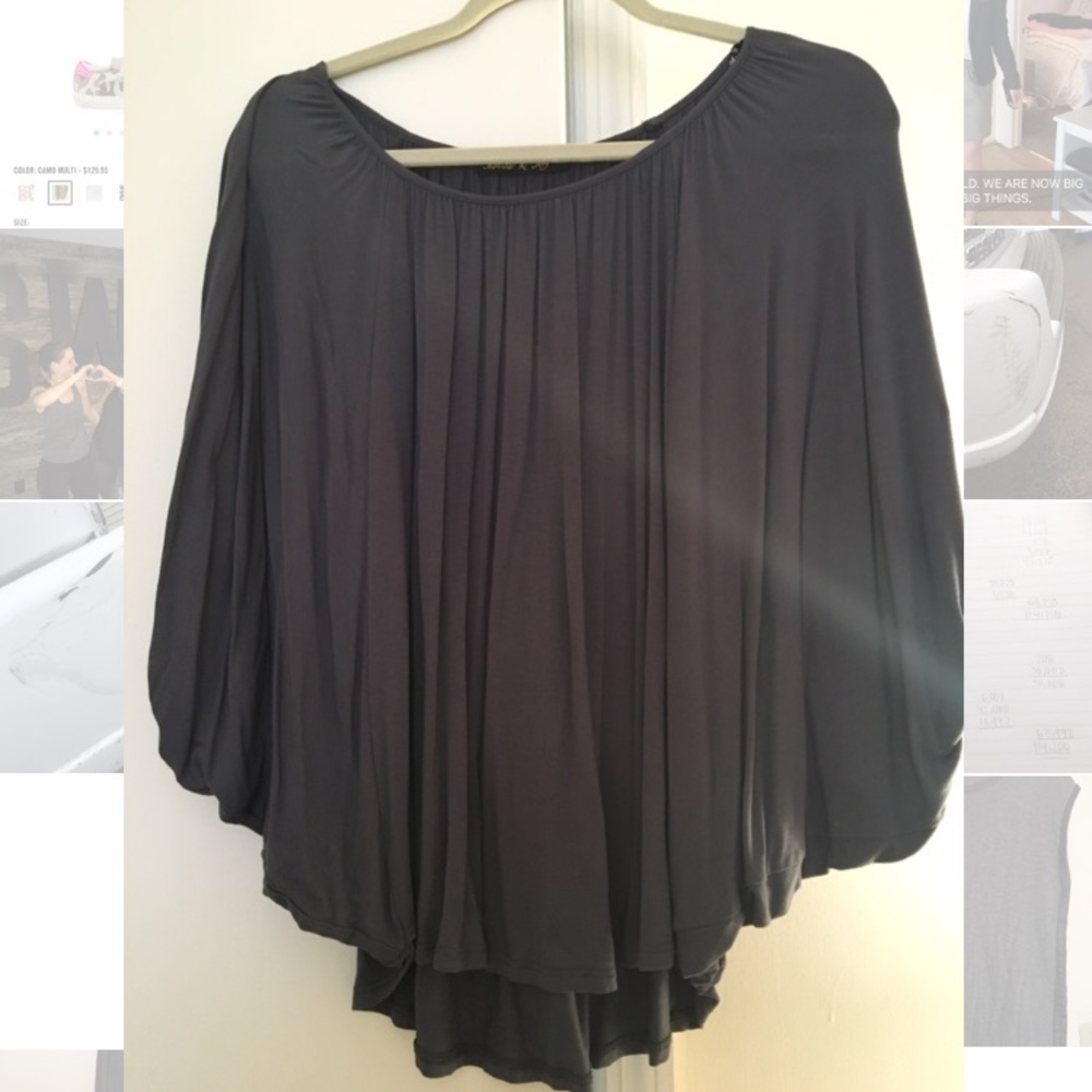James and Joy Tunic Top Grey